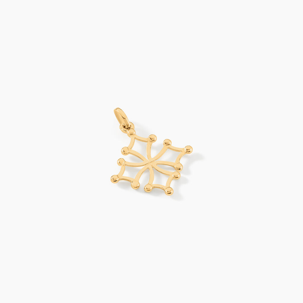 Pendentif Dajo Croix Occitane Or Jaune - Pendentifs Famille | Histoire d’Or