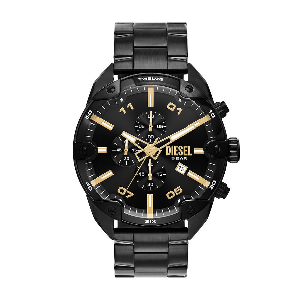 Montre Diesel Spiked Noir - Montres Homme | Histoire d&rsquo;Or