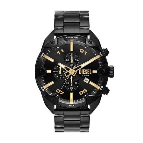 Montre Diesel Spiked Noir - Montres Homme | Histoire d&rsquo;Or