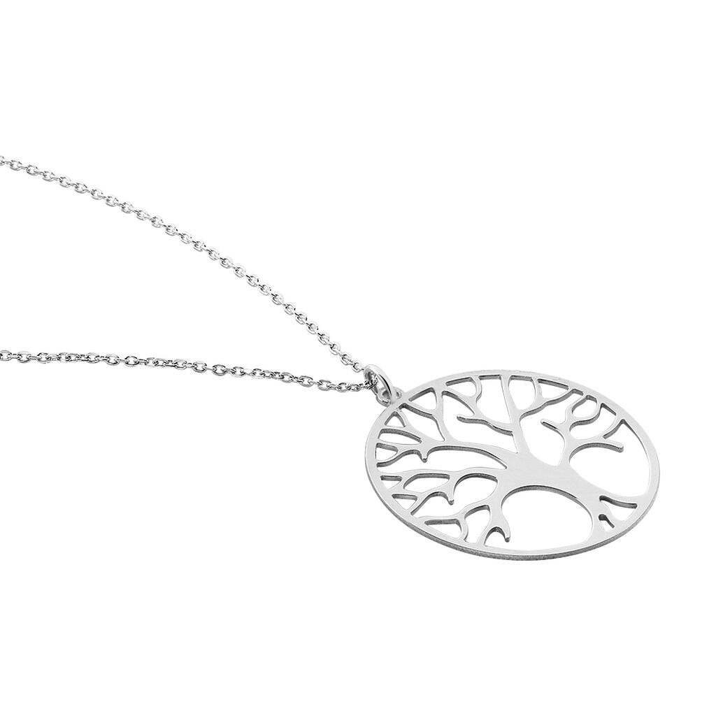Collier Sautoir Philana Argent Blanc - Colliers fantaisie Femme | Histoire d’Or
