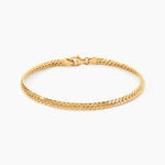 Bracelet Izel Maille Anglaise Or Jaune - Bracelets cha&icirc;ne Femme | Histoire d&rsquo;Or