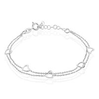 Bracelet Argent Blanc Suzy