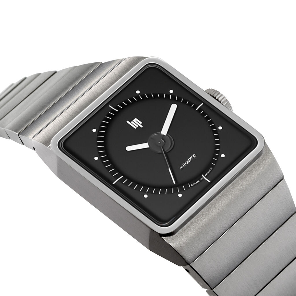 Montre Lip Big Titane Noir - Montres Homme | Histoire d&rsquo;Or