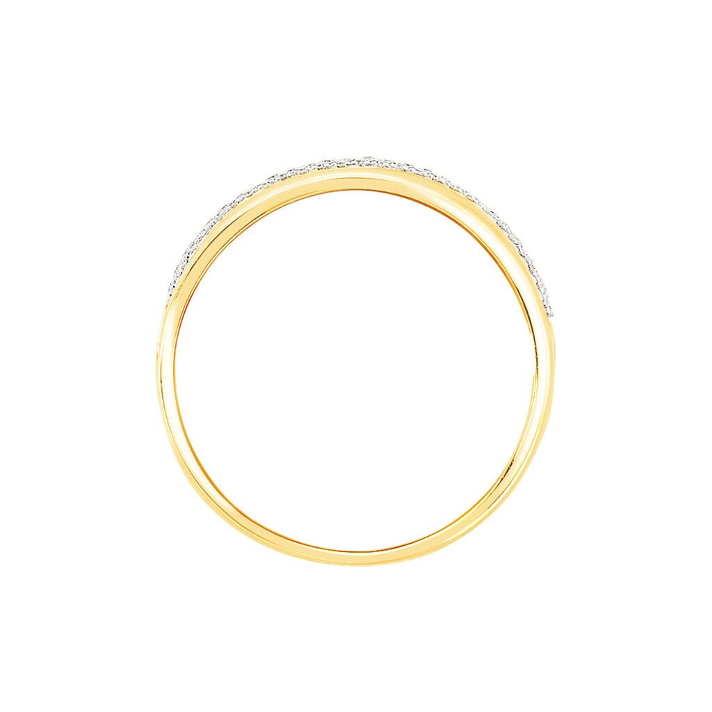 Bague Tima Or Jaune Diamant - Bagues avec pierre Femme | Histoire d’Or