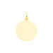 Pendentif Ange Rond Mat Or Jaune - Pendentifs Baptême Famille | Histoire d’Or