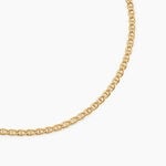 Collier Capucin Argent Dor&eacute; A L'Or 750/1000 - Bijoux sans pierre Homme | Histoire d&rsquo;Or
