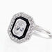 Bague Solitaire Alioune Argent Blanc Oxyde De Zirconium - Bagues solitaires Femme | Histoire d’Or