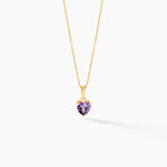 Pendentif Miyah Or Jaune Amethyste - Pendentifs Femme | Histoire d&rsquo;Or