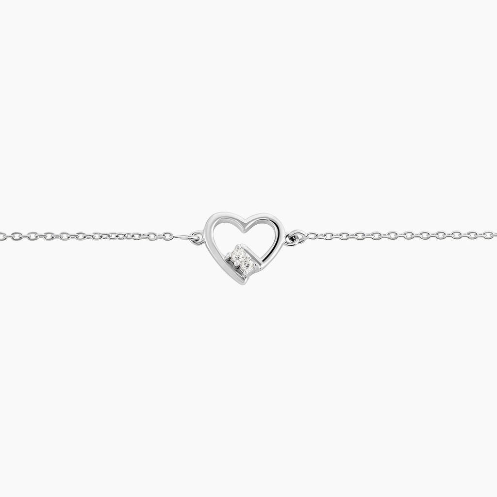 Bracelet Mahira Argent Blanc Oxyde De Zirconium - Bracelets Femme | Histoire d’Or
