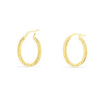 Cr&eacute;oles Udara Or Jaune - Boucles d'oreilles cr&eacute;oles Femme | Histoire d&rsquo;Or