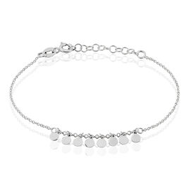 Bracelet Savahna Argent Blanc - Bracelets fantaisie Femme | Histoire d’Or