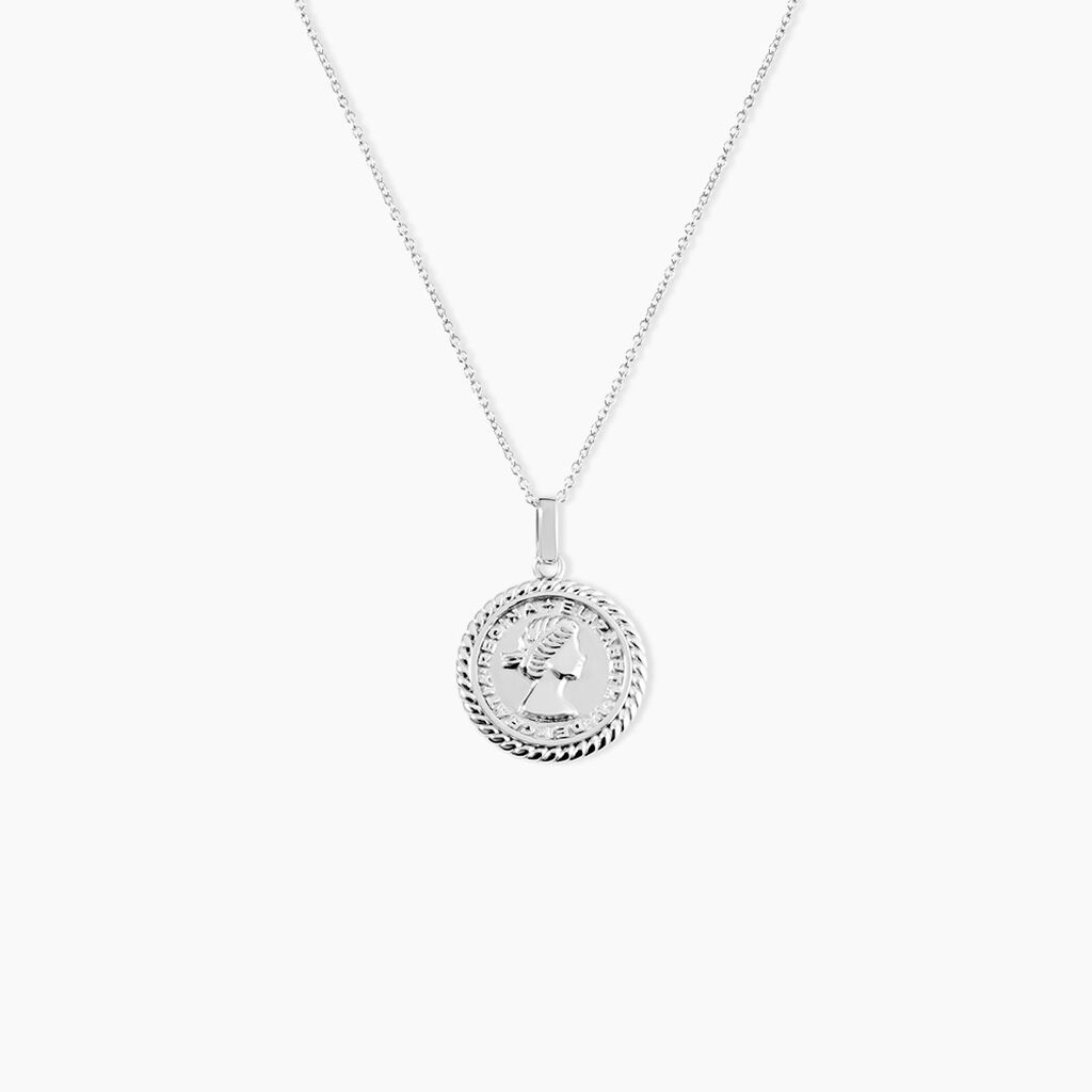 Collier Shaia Argent Blanc - Colliers fantaisie Femme | Histoire d&rsquo;Or