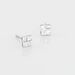 Boucles D'oreilles Puces Eve Argent Blanc Oxyde De Zirconium - Boucles d'oreilles fantaisie Femme | Histoire d’Or