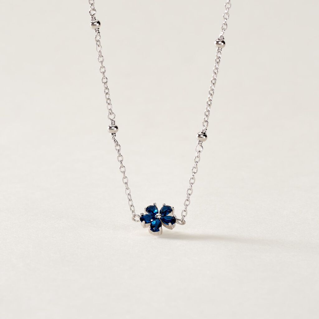 Collier Argent Laldilon Oxydes De Zirconium - Colliers fantaisie Femme | Histoire d’Or