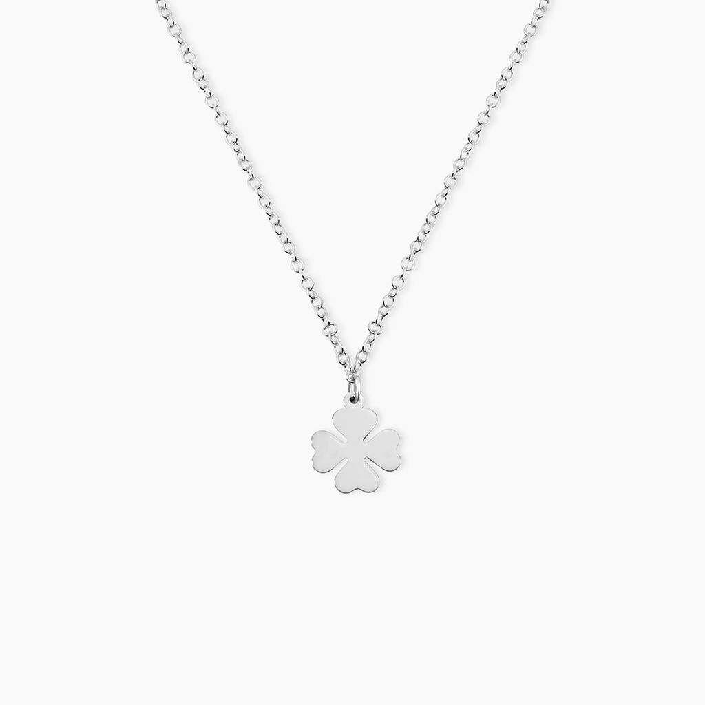 Collier Naomie Argent Blanc - Colliers fantaisie Femme | Histoire d&rsquo;Or