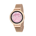 Montre Connect&eacute;e Liu Jo Smartwatch Eye Gold Rose - Montres connect&eacute;es Femme | Histoire d&rsquo;Or