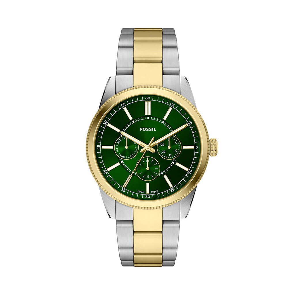 Montre Fossil Pearson Vert - F&ecirc;te des p&egrave;res Homme | Histoire d&rsquo;Or