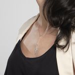 Collier Aliza Argent Blanc - Colliers fantaisie Femme | Histoire d&rsquo;Or