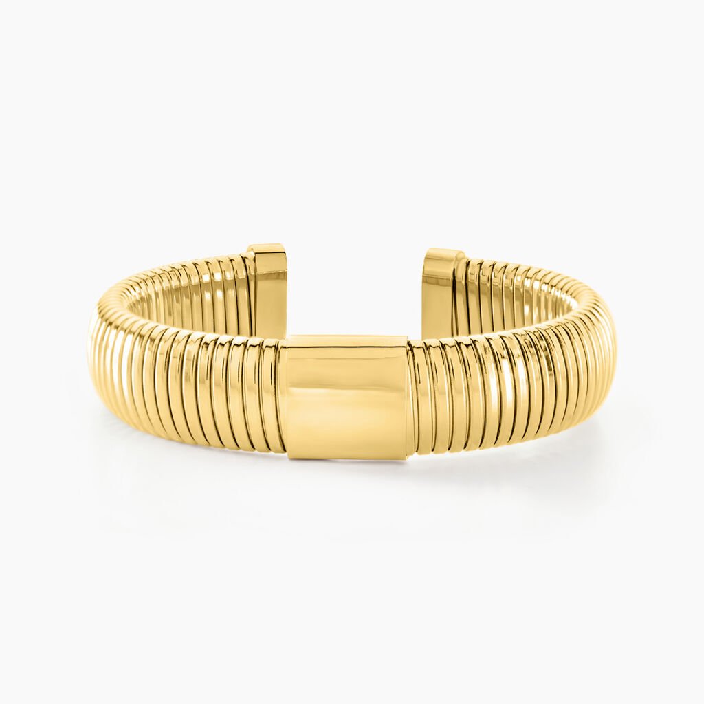 Bracelet Jonc Dafnie Acier Jaune - Bracelets Femme | Histoire d’Or
