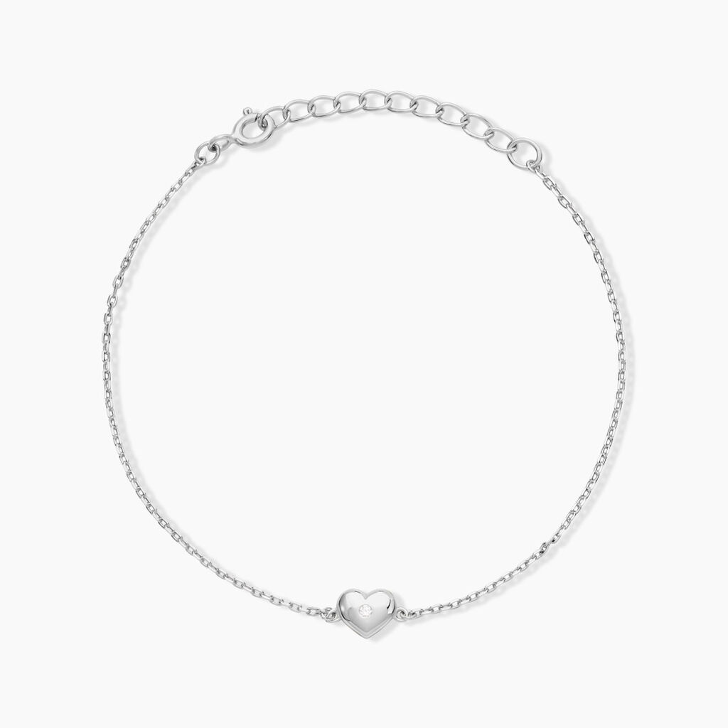 Bracelet Mylie Argent Blanc Oxyde De Zirconium - Bracelets Femme | Histoire d&rsquo;Or