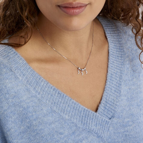 Collier Argent Blanc Olie - Colliers fantaisie Femme | Histoire d’Or