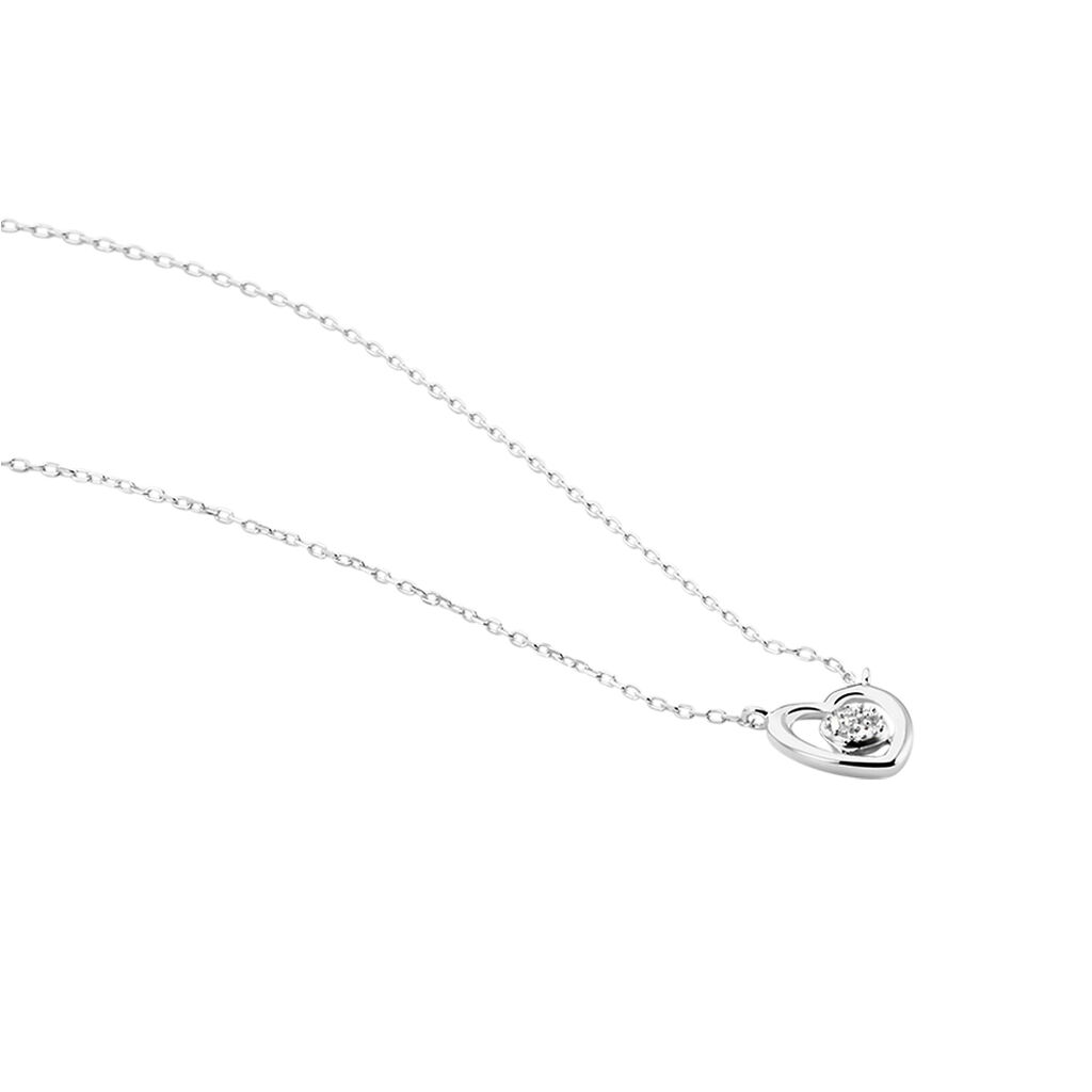 Collier Or Blanc Stanla Diamants - Colliers Femme | Histoire d’Or