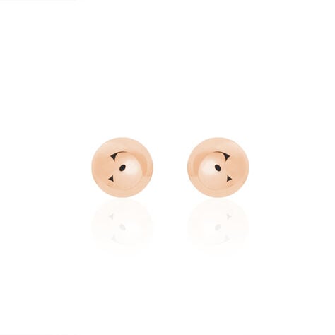 Boucles D'oreilles Puces Virgie Argent Rose - Boucles d'oreilles fantaisie Femme | Histoire d’Or