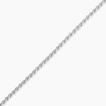 Bracelet Cacilda Maille Corde Argent Blanc - Bracelets cha&icirc;ne Femme | Histoire d&rsquo;Or