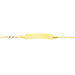 Bracelet Identité Estella Maille Cheval Or Jaune - Bracelets Communion Enfant | Histoire d’Or