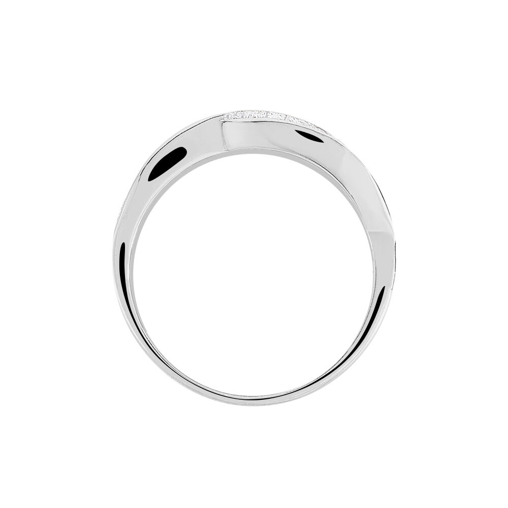 Bague jonc argent avec pierre Clearance