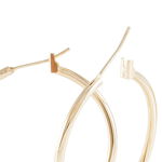 Cr&eacute;oles Ada Lisse Plaque Or Jaune - Boucles d'oreilles cr&eacute;oles Femme | Histoire d&rsquo;Or