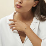 Bracelet Trinitie Or Blanc Saphir Diamant - Bracelets Femme | Histoire d&rsquo;Or