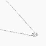 Collier Teani Or Blanc Diamant - Colliers Femme | Histoire d&rsquo;Or