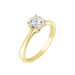 Bague Solitaire Fiona Or Jaune Diamant Synthetique - Bagues solitaires Femme | Histoire d’Or