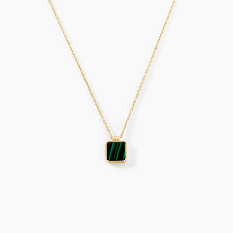 Collier Caron Or Jaune Malachite - Colliers Femme | Histoire d’Or