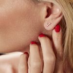 Boucles D'oreilles Puces Celene Or Rose - Clous d'oreilles Femme | Histoire d&rsquo;Or