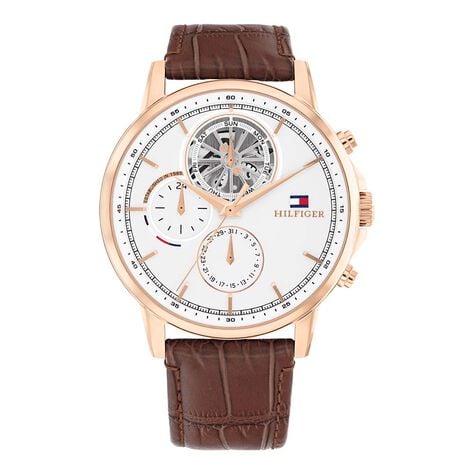Montre Tommy Hilfiger Stewart Blanc - Montres Homme | Histoire d&rsquo;Or