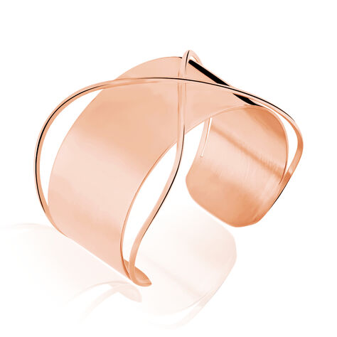 Bracelet Jonc Acier Rose - Bracelets joncs Femme | Histoire d’Or