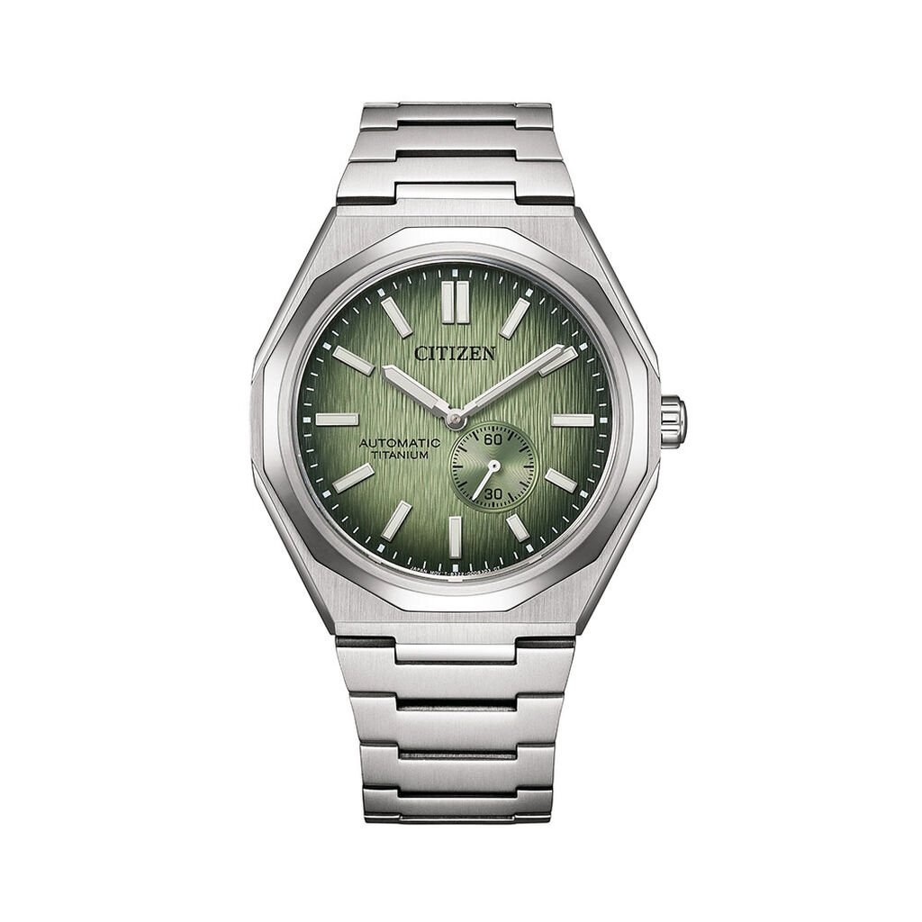 Montre Citizen Super Titanium Mechanical Zenshin Vert - Montres Homme | Histoire d&rsquo;Or