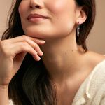 Boucles D'oreilles Pendantes Purple Mood Argent Rose Oxydes - Boucles d'oreilles fantaisie Femme | Histoire d&rsquo;Or