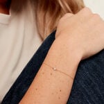 Bracelet Barabal Or Jaune Oxyde De Zirconium - Bracelets Femme | Histoire d&rsquo;Or