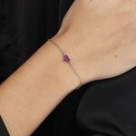 Bracelet Lara Argent Blanc - Bracelets Femme | Histoire d&rsquo;Or