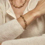 Bracelet Maille Perry Acier Dor&eacute; - Bracelets cha&icirc;ne Femme | Histoire d&rsquo;Or