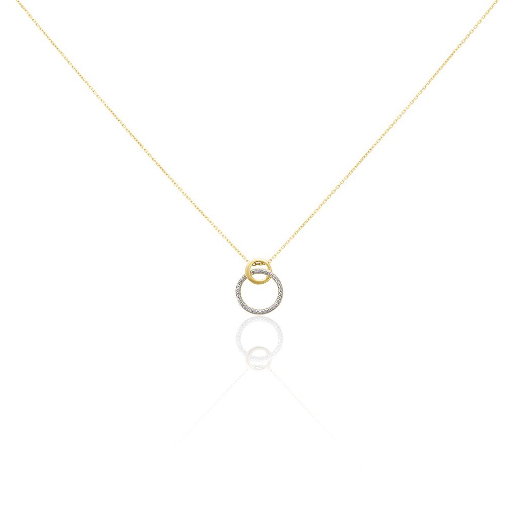 Collier Or Bicolore Achan Diamants - Colliers Femme | Histoire d’Or