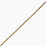 Bracelet Nelli Acier Jaune - Bracelets cordon Femme | Histoire d&rsquo;Or