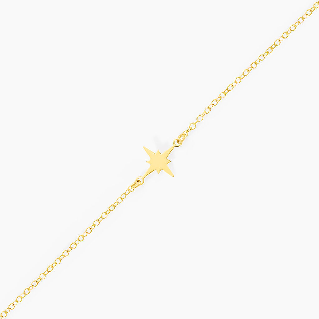 Bracelet Wiem Argent Dor&eacute; - Bijoux sans pierre Femme | Histoire d&rsquo;Or