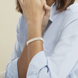 Bracelet 2 Rangs Or Jaune Perle De Culture - Bracelets Femme | Histoire d’Or