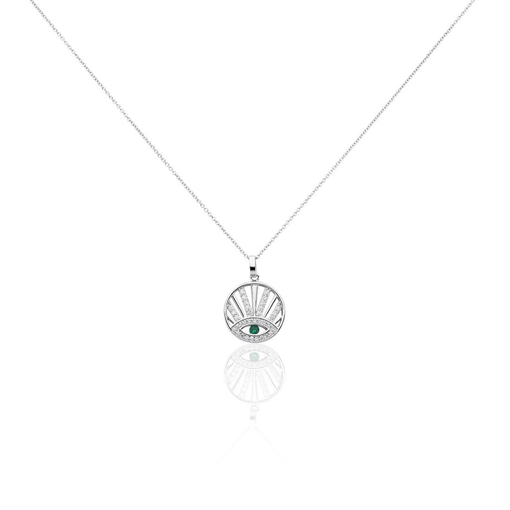 Collier Aries Argent Blanc Oxyde De Zirconium - Colliers fantaisie Femme | Histoire d’Or