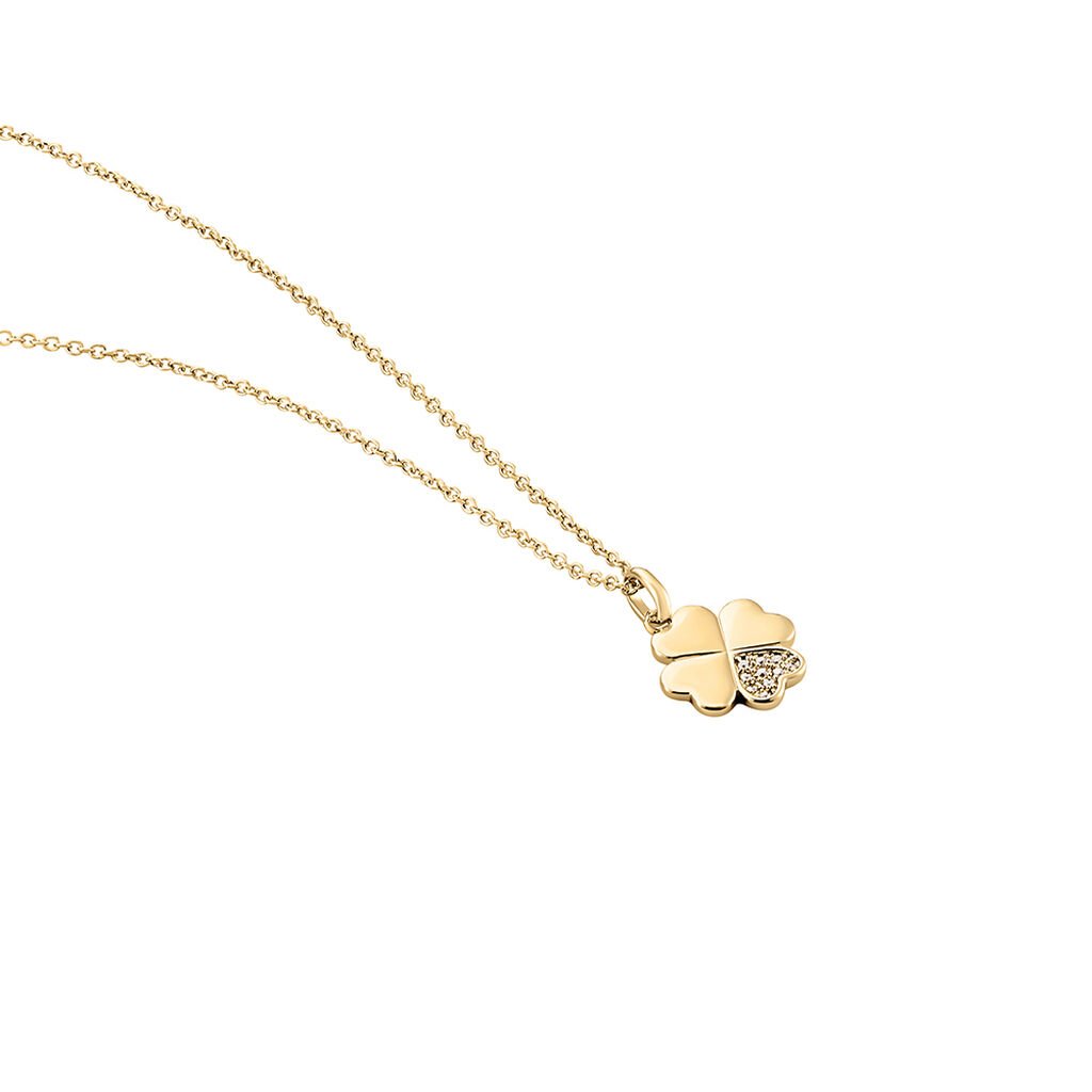 Collier Timotha Plaqué Or Jaune Oxyde De Zirconium - Colliers Femme | Histoire d’Or