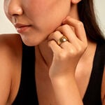 Bague Arianne Acier Jaune - Bagues fantaisie Femme | Histoire d&rsquo;Or